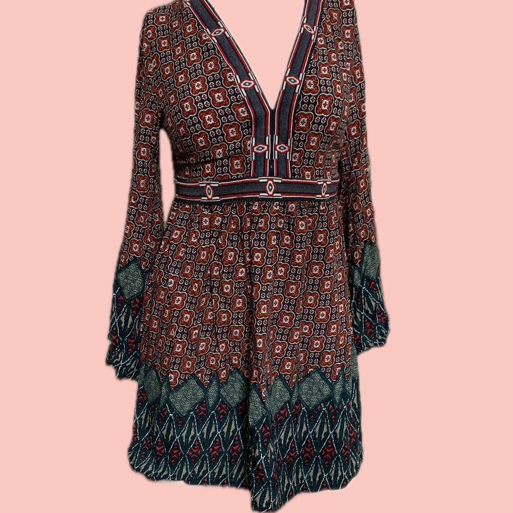 Flying tomatoes boho dress
